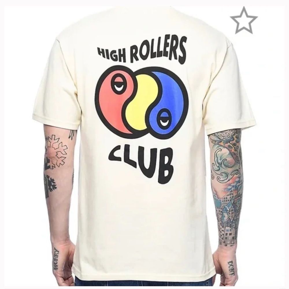 A-Lab High Rollers Club Graphic Short Sleeve Tee Shirt Men’s Large